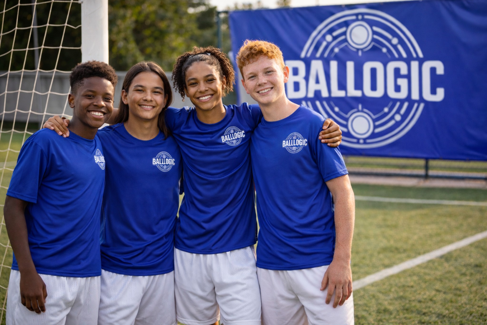 Ballogic players training together