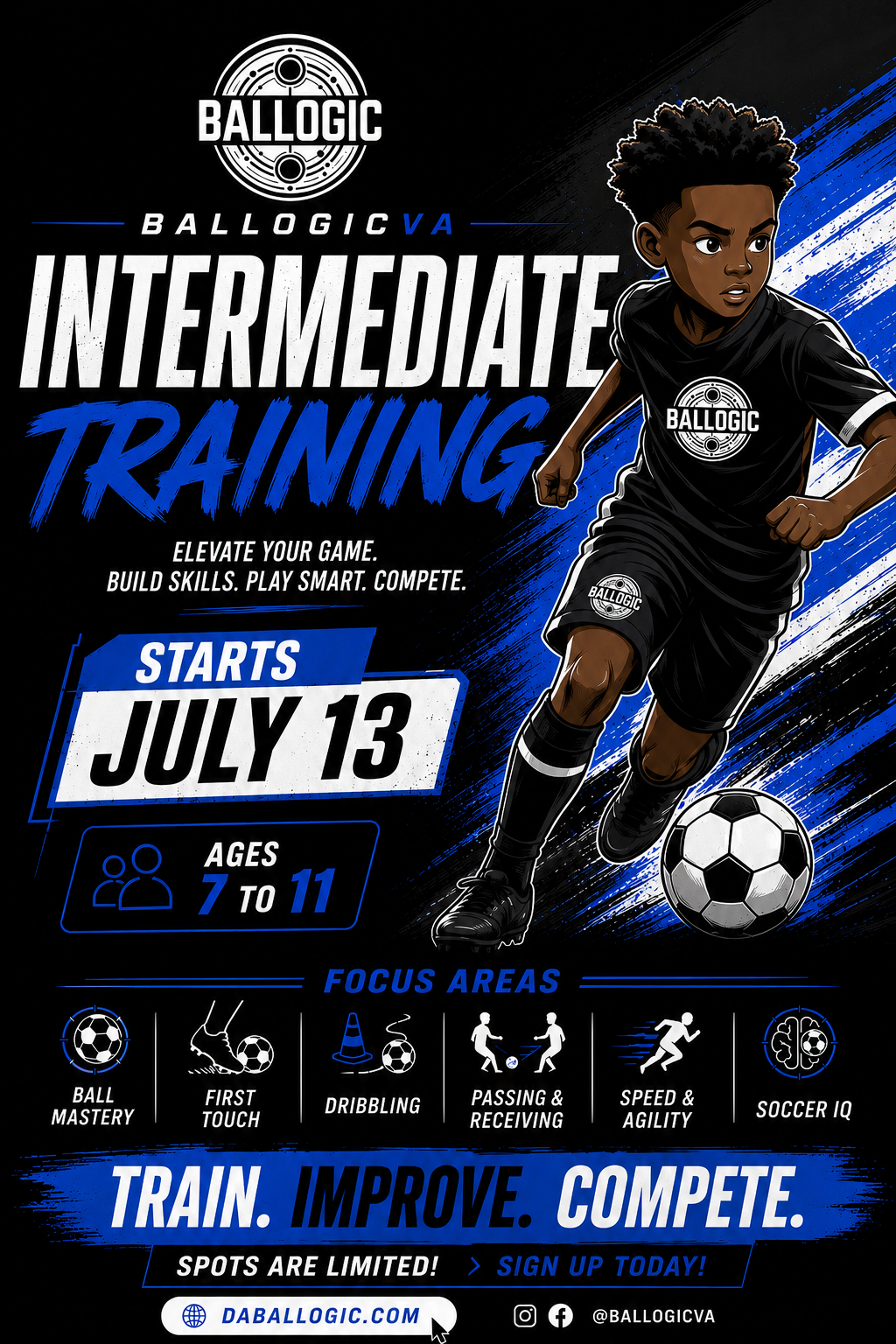 Ballogic Intermediate Training flyer